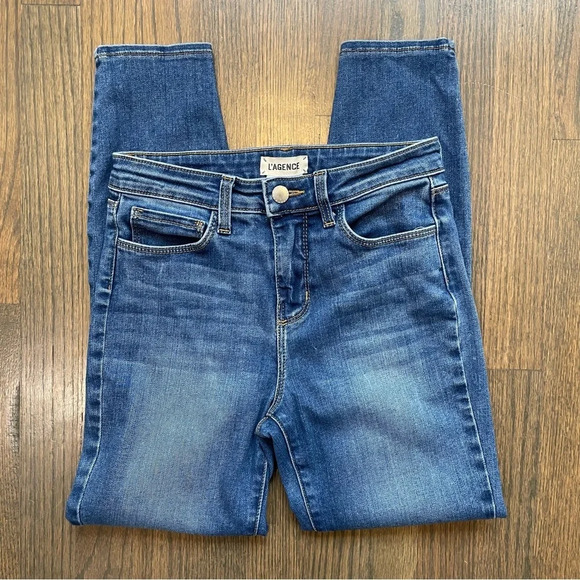 L'agence Margot High Rise Skinny Jeans in Neptune - Picture 5 of 9